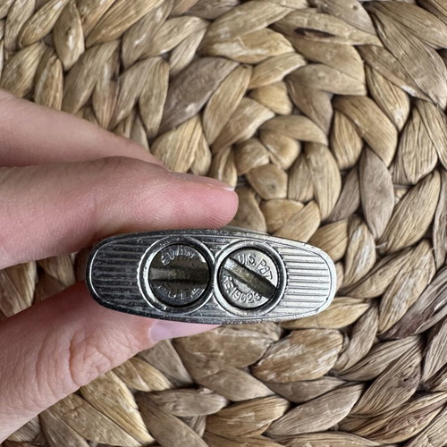 Evans Vintage lighter used with wear