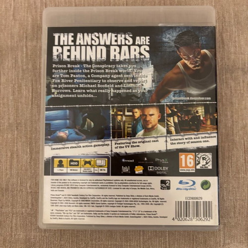 Prison Break The Conspiracy PlayStation 3 used English full