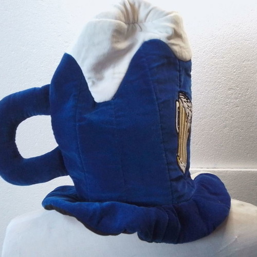 Carnival plush beer hat used