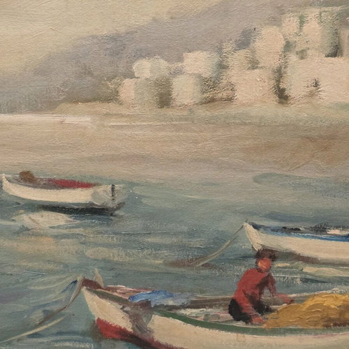 Williams oil on canvas painting used