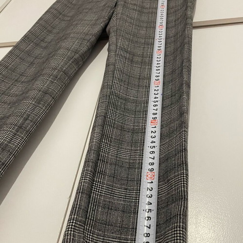 Gray pied de poule office pants H&M like new, size L