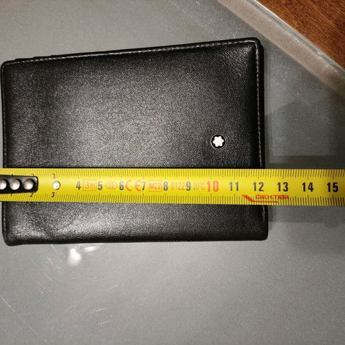 Montblanc wallet unused, black