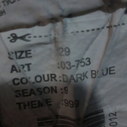 Fishbone women's pants dark blue like new, fitted and low-rise