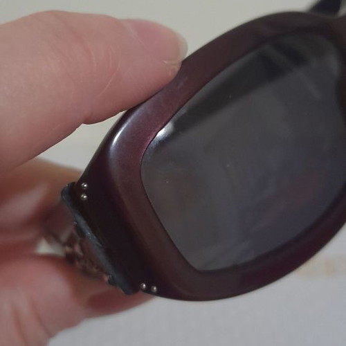 Vogue sunglasses used vintage purple frame gray lenses