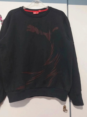 Puma sweatshirt unisex used, black, size S