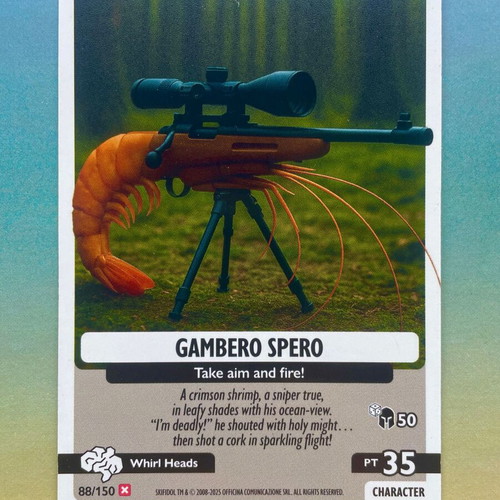Gambero Spero #88 Italian Brainrot Psychedelic Universe card new