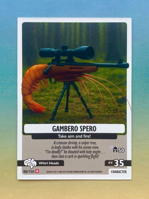 Gambero Spero #88 Italian Brainrot Psychedelic Universe card new