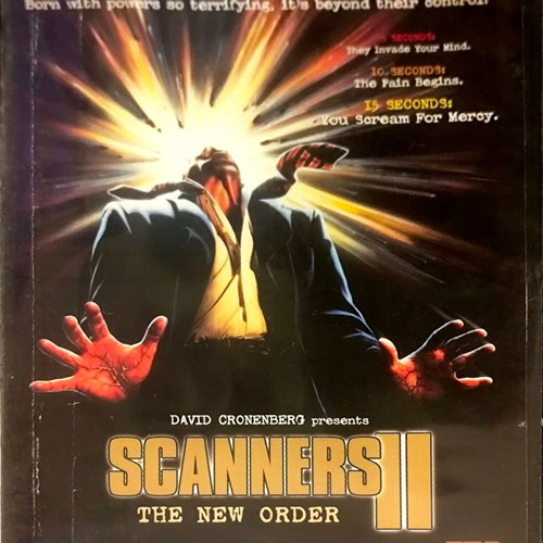 Scanners 2 The New Order DVD μεταχειρισμένο, θρίλερ τρόμου με υπότιτλους