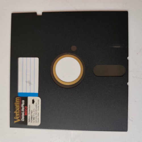 Verbatim Datalife MD2D floppy disks used, 2 pieces, 5.25 inch