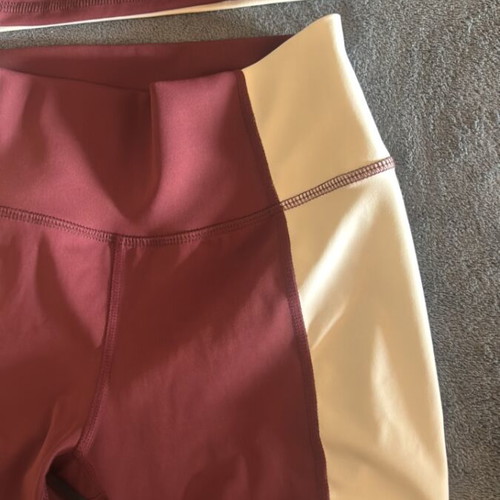 Shein burgundy sportswear set, size small