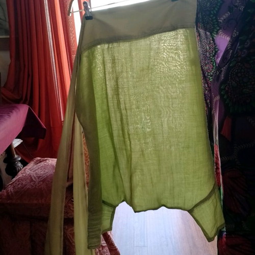 Salvari women's light green used, one size, summer pants