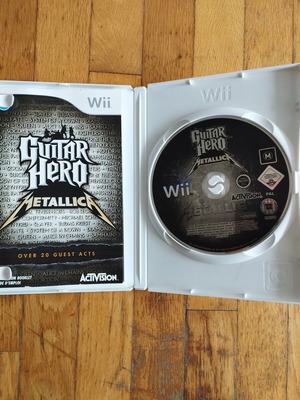 Wii Guitar Hero Metallica игра употребявана, пълна