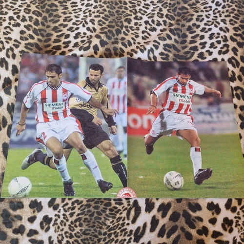 Olympiacos posters like new, pack of 3 with Patsatzoglou and Raul Bravo