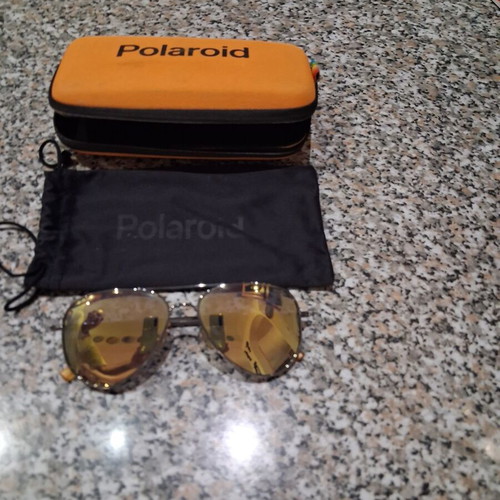 Polaroid sunglasses like new, yellow
