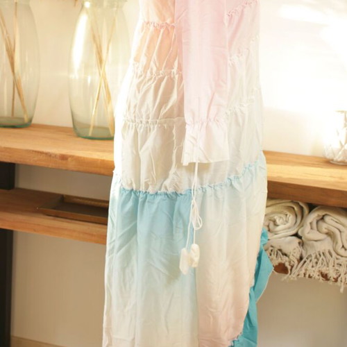Beachwear boho ombré pastel dress new, lightweight and flowing