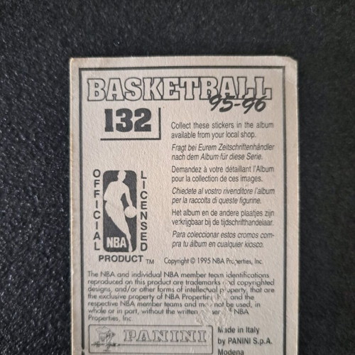Panini NBA sticker used, Toronto Raptors logo