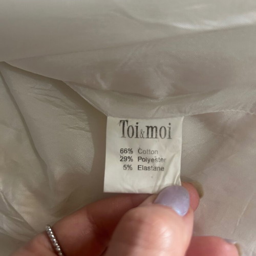 Toi&Moi Women’s White Slim Fit Blazer New, Size Small