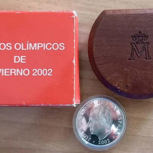 Spain 10 Euros Juan Carlos I 2002 Winter Olympic Games PROOF new