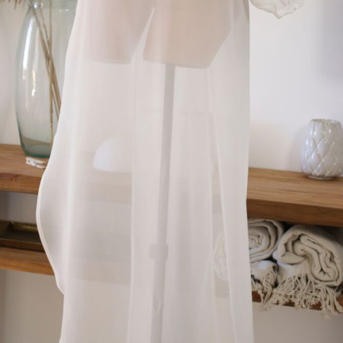 Beachwear pants with white transparent top new