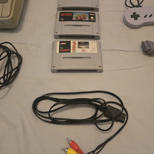 Super Nintendo Entertainment System with 3 games, used