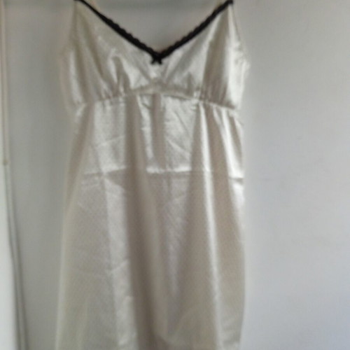 Esmara women's nightdress like new, white with black polka dots, size M