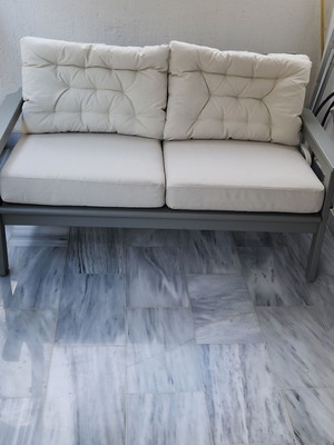 IKEA Bondholmen διθέσιος καναπές εξωτερικού χώρου σαν καινούργιος, μπεζ