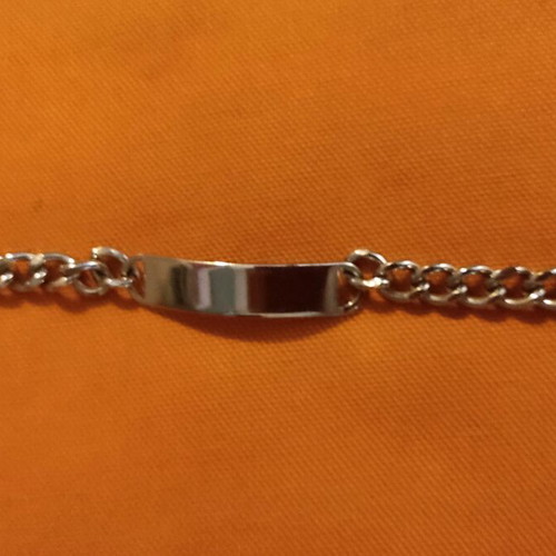 Unisex stainless steel identity bracelet new, elegant