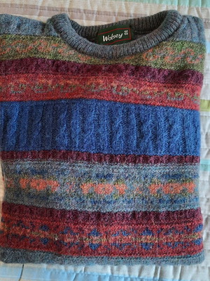 Wolsey men's all-wool pullover size 44/54 like new