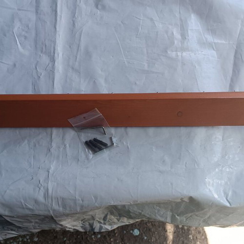 Handmade wooden coat rack 77cm for home entrance