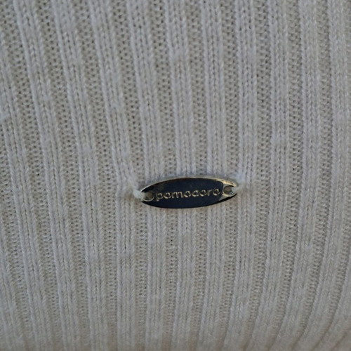 Pomodoro knitted sweater white XL like new