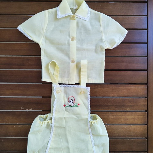 Vintage Baby Set 2pcs Romper and Shirt Like New 0-3 Months