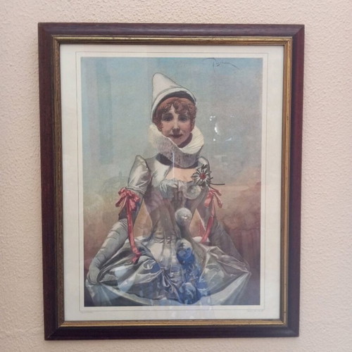 Watercolor painting unused, 57x47