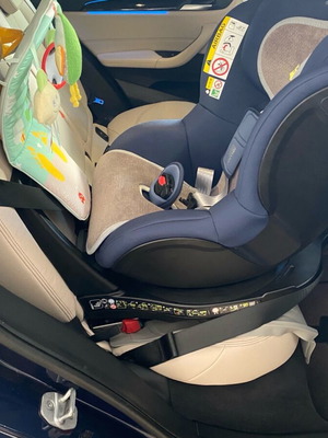 Britax Romer Dual Fix i-Size Βρεφικό Παιδικό Κάθισμα Αυτοκινήτου Moonlight Blue σαν καινούργιο