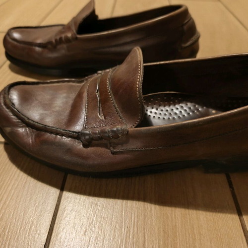 Lumberjack men's leather shoes used, brown, size 44