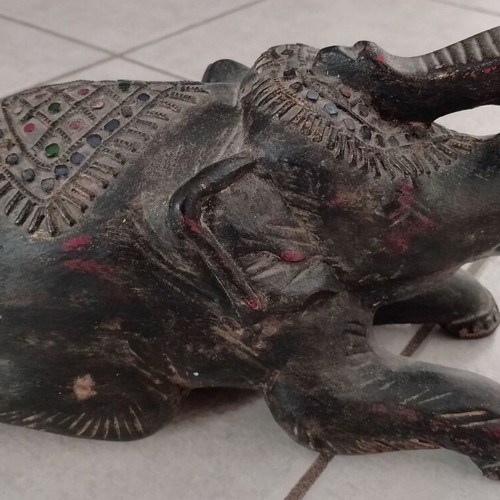 Wooden handmade decorative elephant used from Thailand