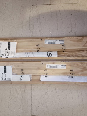 IKEA Maleras 75cm shelves, pack of 2