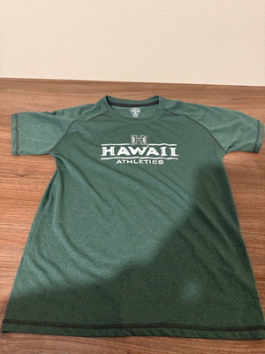 Πράσινη αθλητική μπλούζα University of Hawaii Athletics - Μέγεθος XL