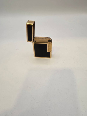 Αναπτήρας S.T. Dupont Black Lacquer vintage μεταχειρισμένος, Made in France, για service