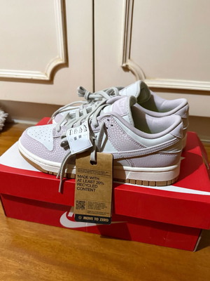 Nike Dunk Low PRM Next Nature women's sneakers new, beige-violet