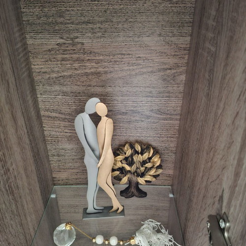 Decorative home set like new in gold, gray and black tones