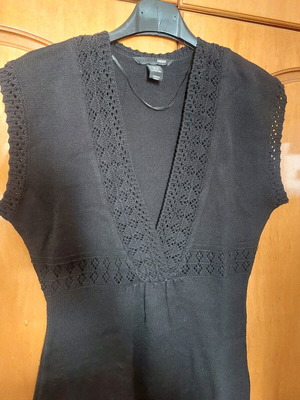 H&M blouse dress new, size XS, black