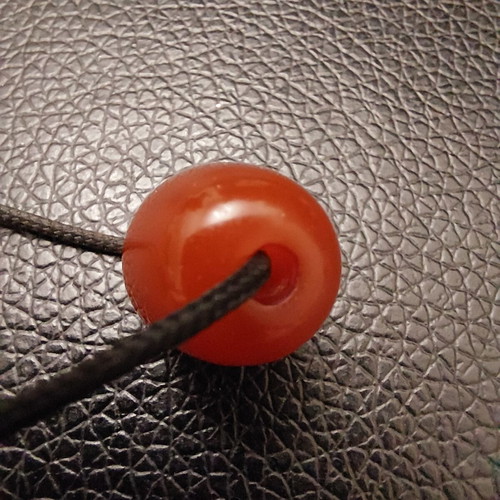Worry beads new with 33 + 3 beads from dark orange new faturan