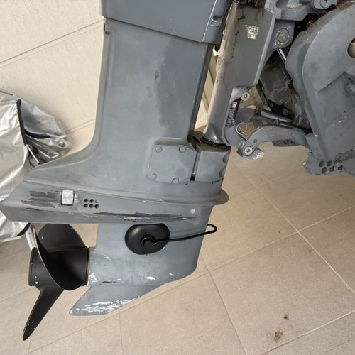 Johnson 70 hp outboard motor used with accessories