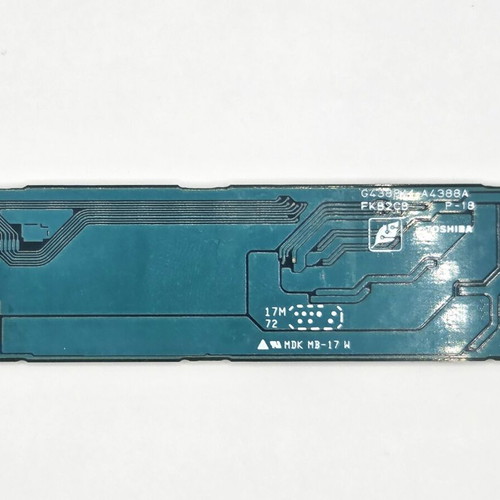 Toshiba NVMe 256GB M.2 SSD used, bundle of 4 with SMART warning