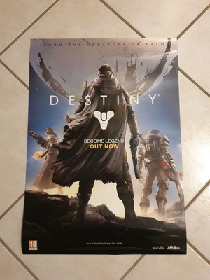 Αφίσα Destiny διπλής όψης σαν καινούργιο σε σκληρό γυαλιστερό χαρτί