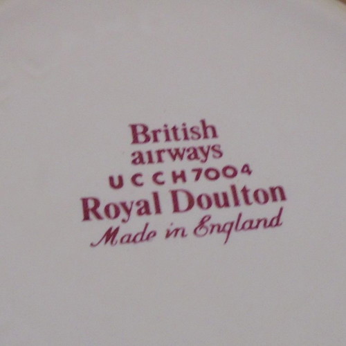 British Airways old promotional ceramic bowl Royal Doulton used