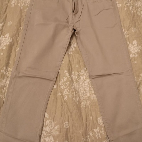 Zara women's beige fabric pants size XXL 44 used