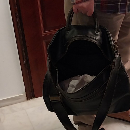 Ανδρική τσάντα χαρτοφύλακας καφέ καινούργια vintage