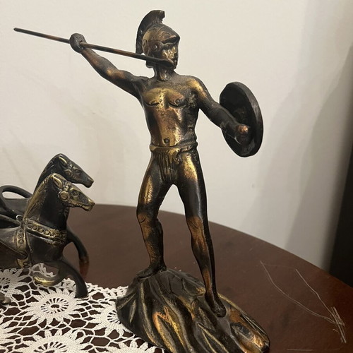 Bronze decorative pieces inspired by ancient Greek mythology like new