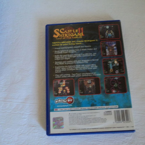 Castle Shikigami 11 War of the Worlds PS2 game used, no manual
